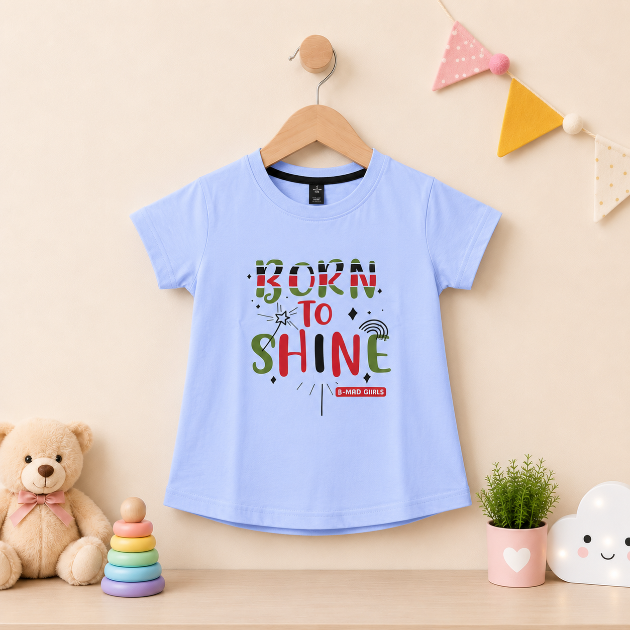 Girls T-Shirts - Born to Shine