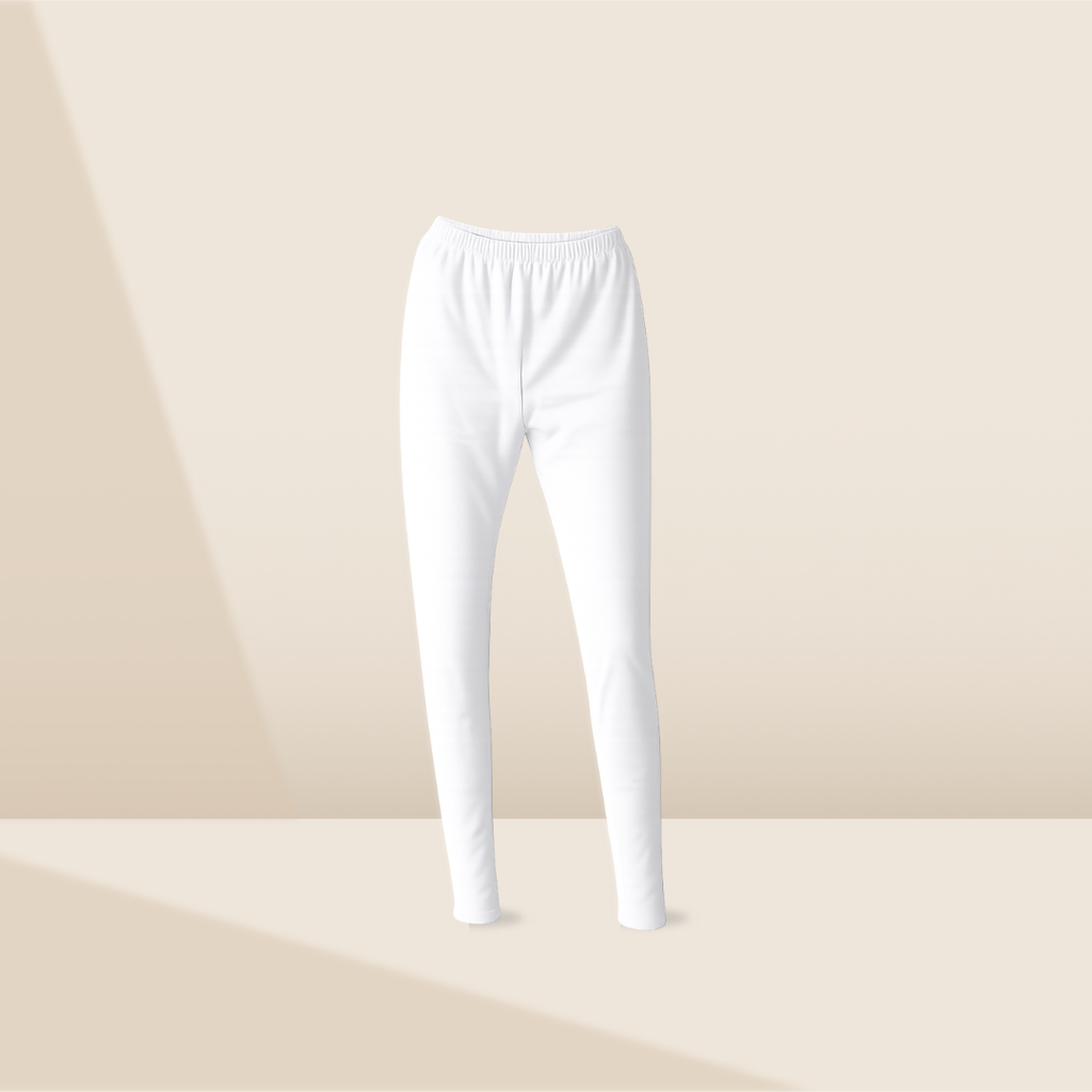 Full Length Leggings - Pure White