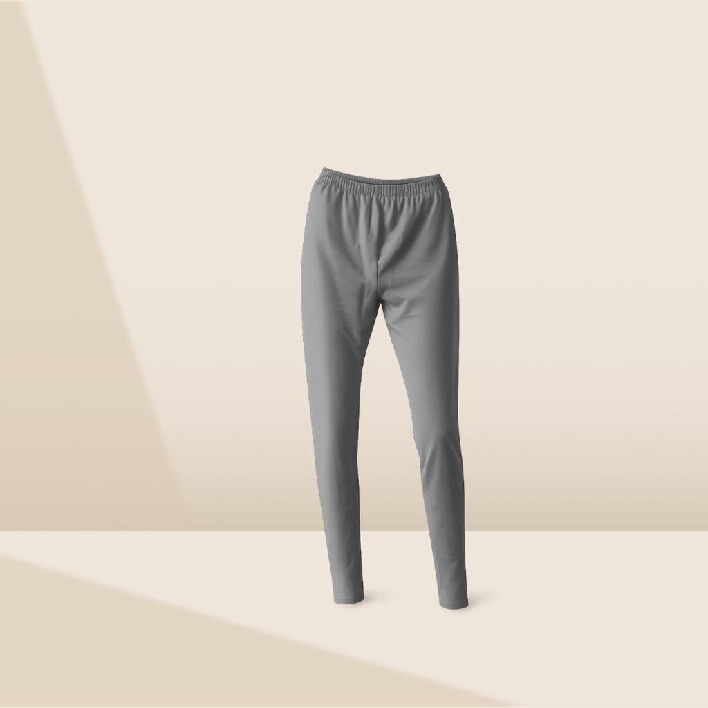 Full Length Leggings - Silver Grey