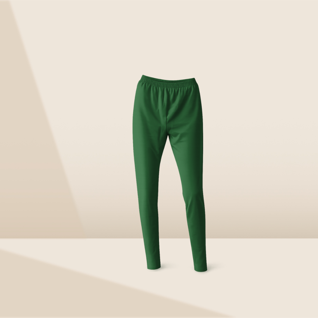 Full Length Leggings - Forest Green