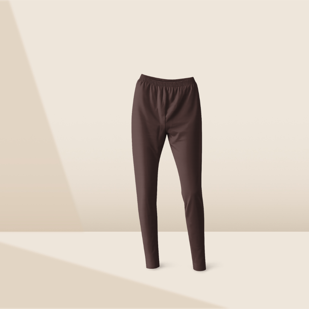 Full Length Leggings - Mocha Brown
