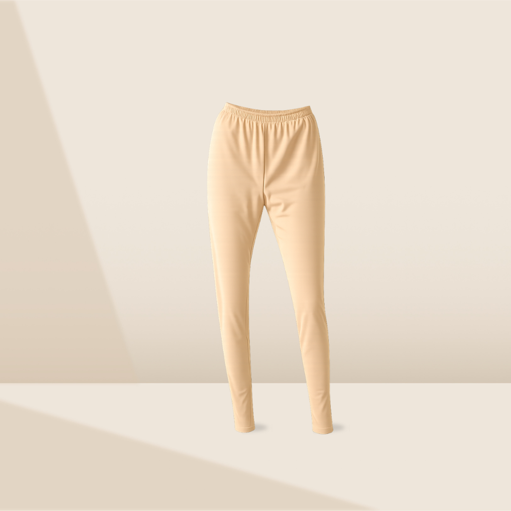 Full Length Leggings - Nude Beige