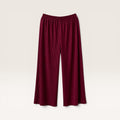 Korean Palazzo Pleated - Royal Maroon