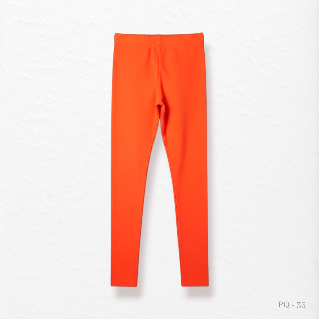 Full Length Leggings - Dark Orange