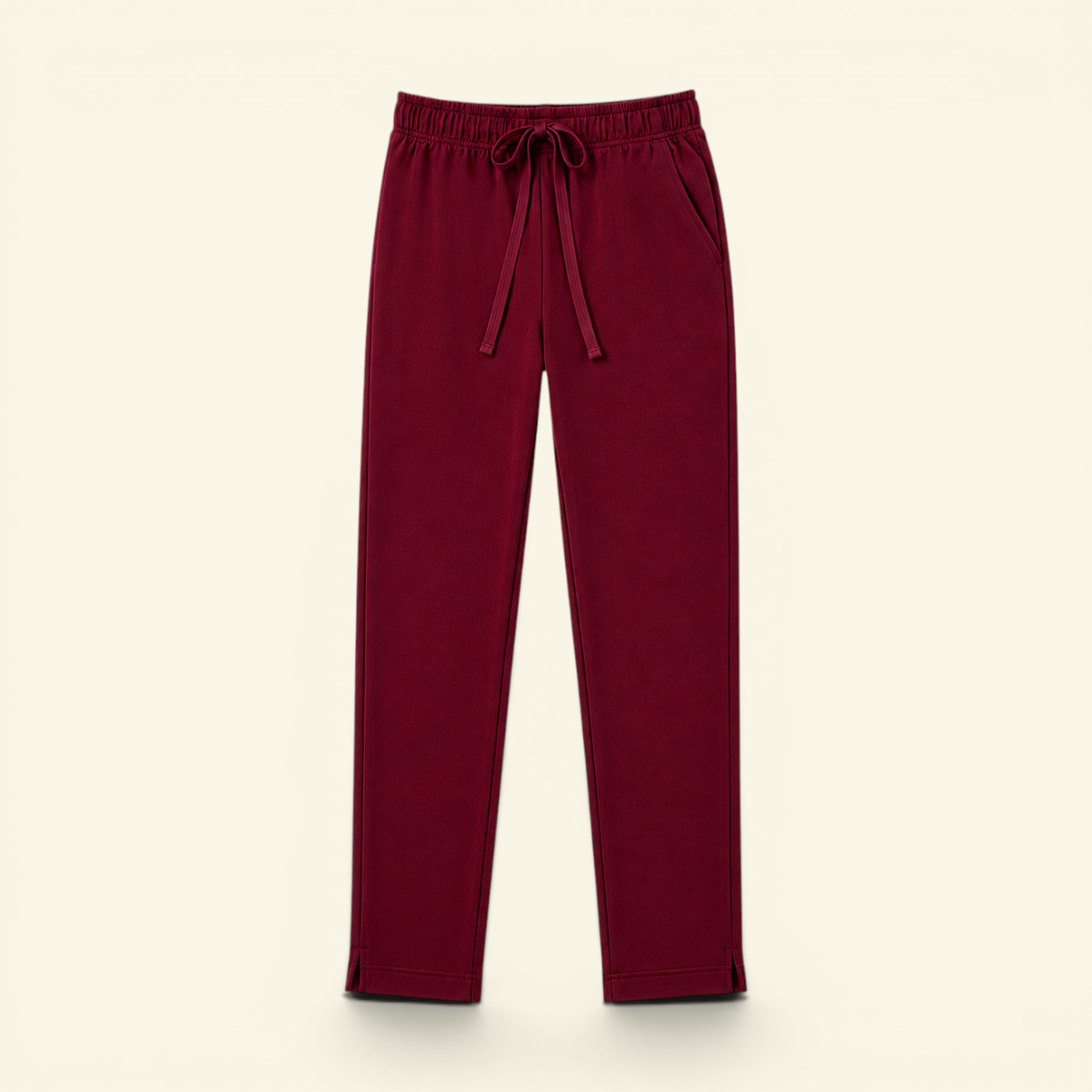 Straight Pants - Royal Maroon