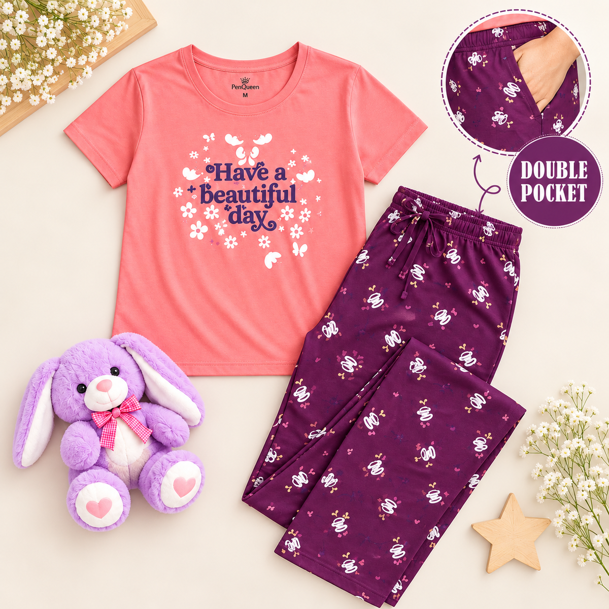 Pack of 5 Premium Pyjama Sets with Full Pants