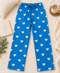 Pyjama Full Pants - Blue Heart