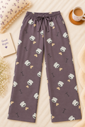 Premium Hosiery Pants - Mauve Doodle