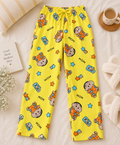 Pyjama Full Pants - Yellow Cartoon