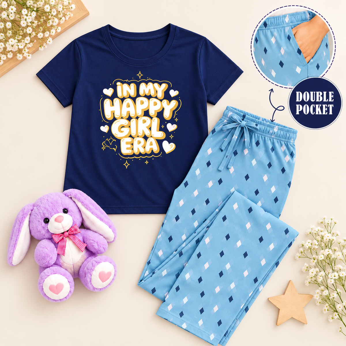 Pack of 5 Premium Pyjama Sets with Full Pants