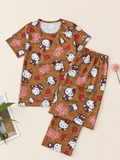 Pyjama Sets with 3/4th - Hello Kitty