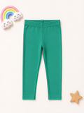 Girls Premium Leggings - Teal Green