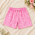 Pyjama Shorts - Pink Doodle