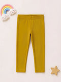 Girls Premium Leggings - Mustard