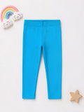 Girls Premium Leggings - Sky Blue