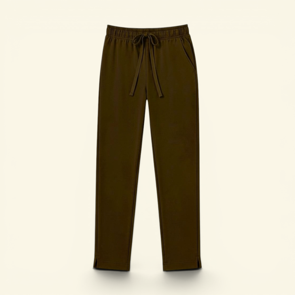 Straight Pants - Mocha Brown
