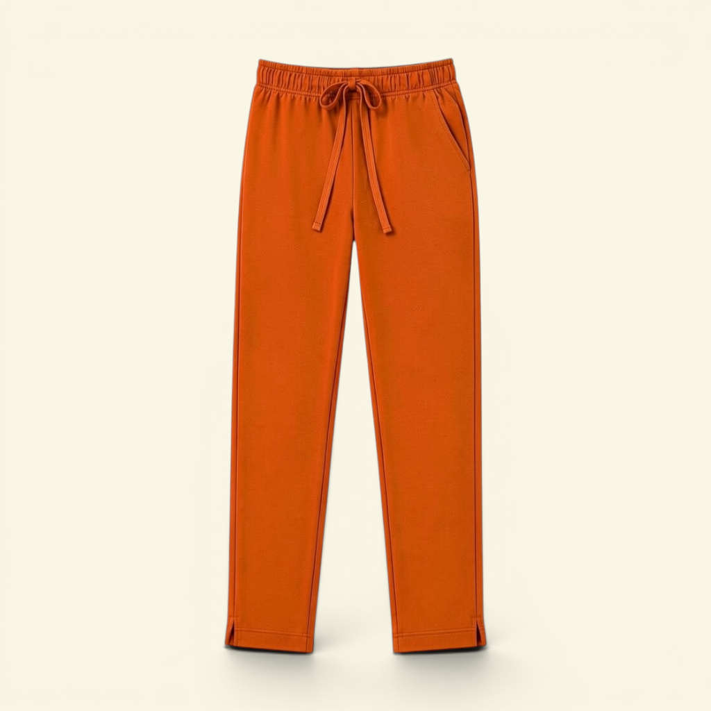 Straight Pants - Mandarin Orange