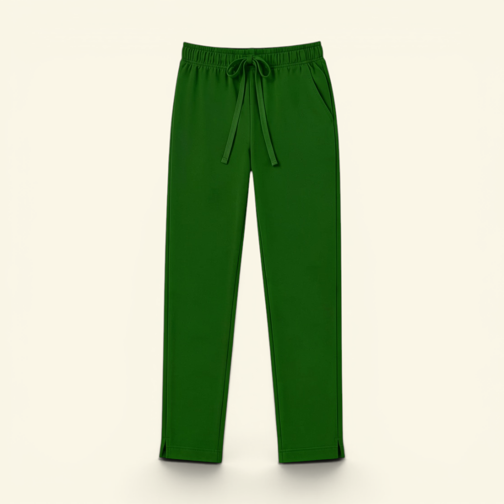 Straight Pants - Forest Green