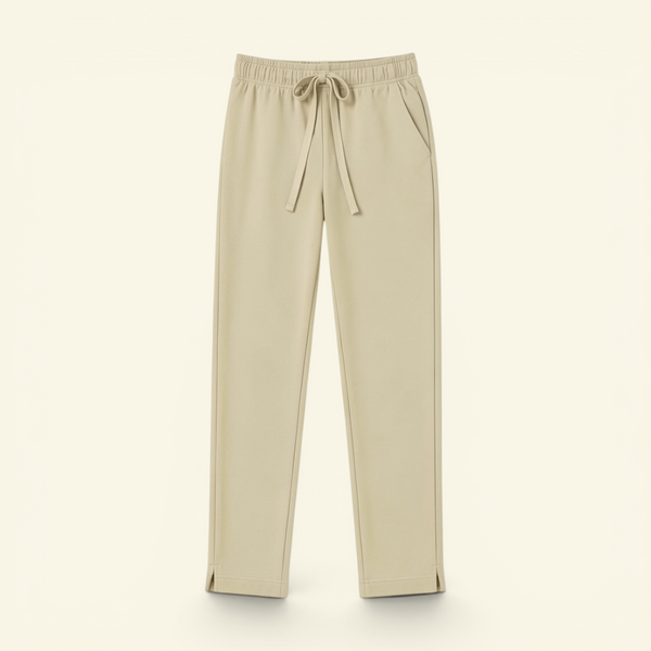 Straight Pants - Nude Beige
