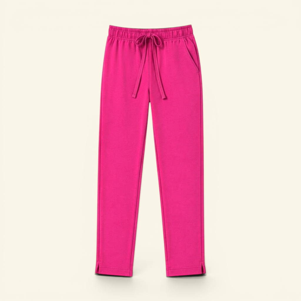 Straight Pants - Berry Pink