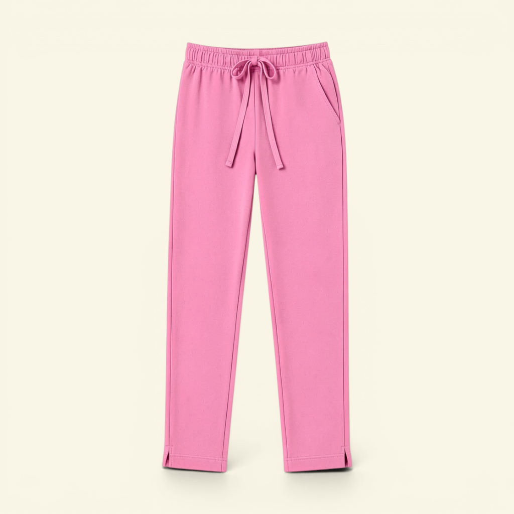 Straight Pants - Blush Pink