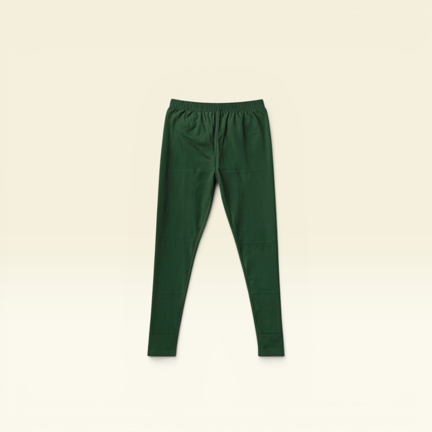 Cotton Leggings - Forest Green