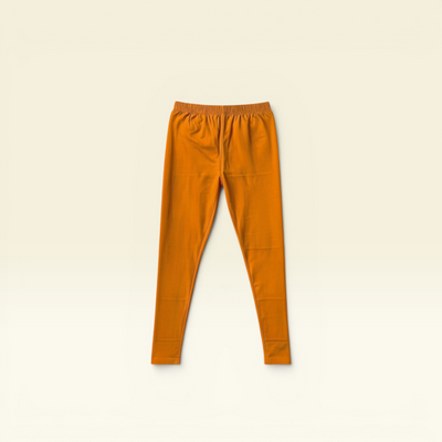 Cotton Leggings - Sunset Orange