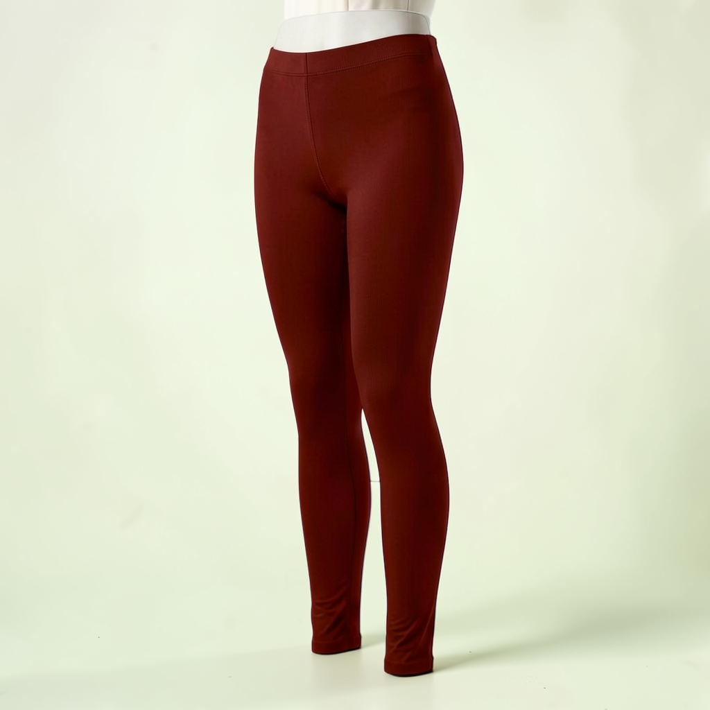 Ankle Fit Leggings Royal Maroon