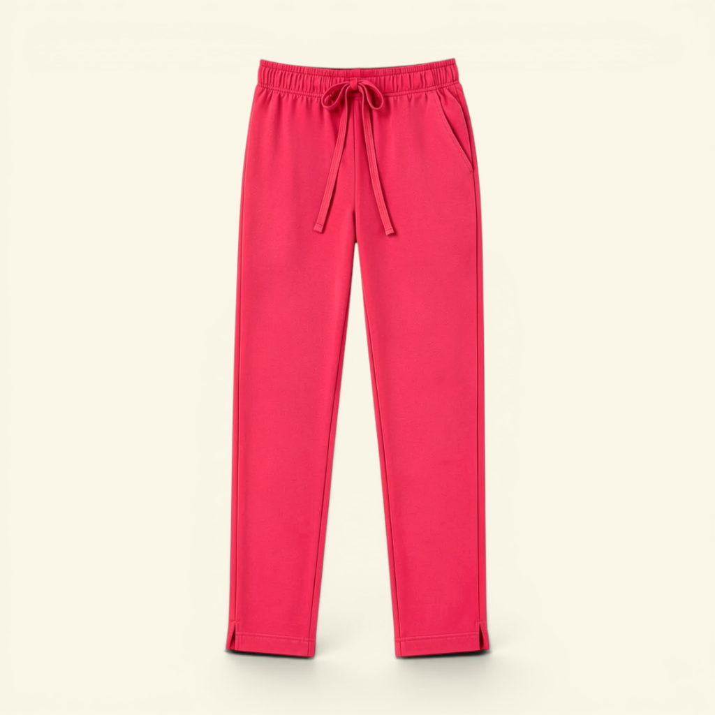 Straight Pants - Coral Blush
