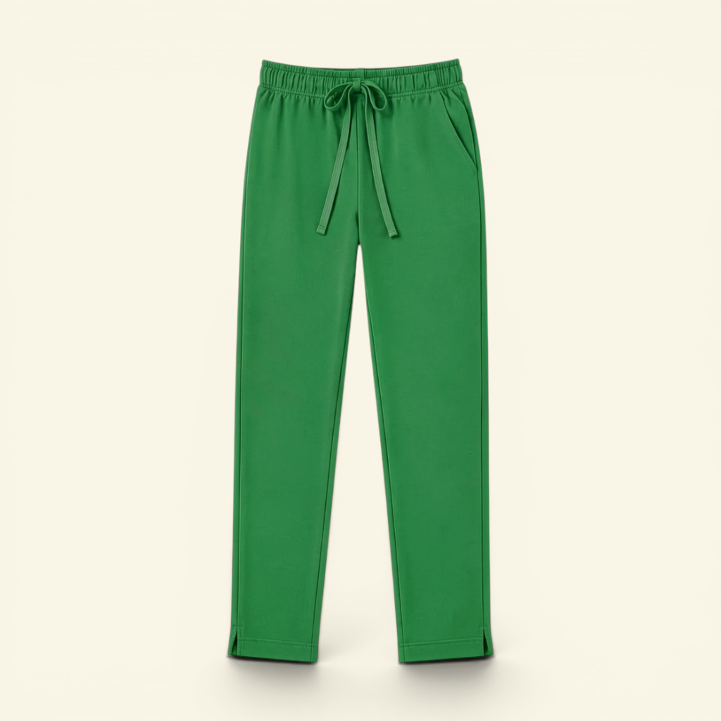 Straight Pants - Emerald Green