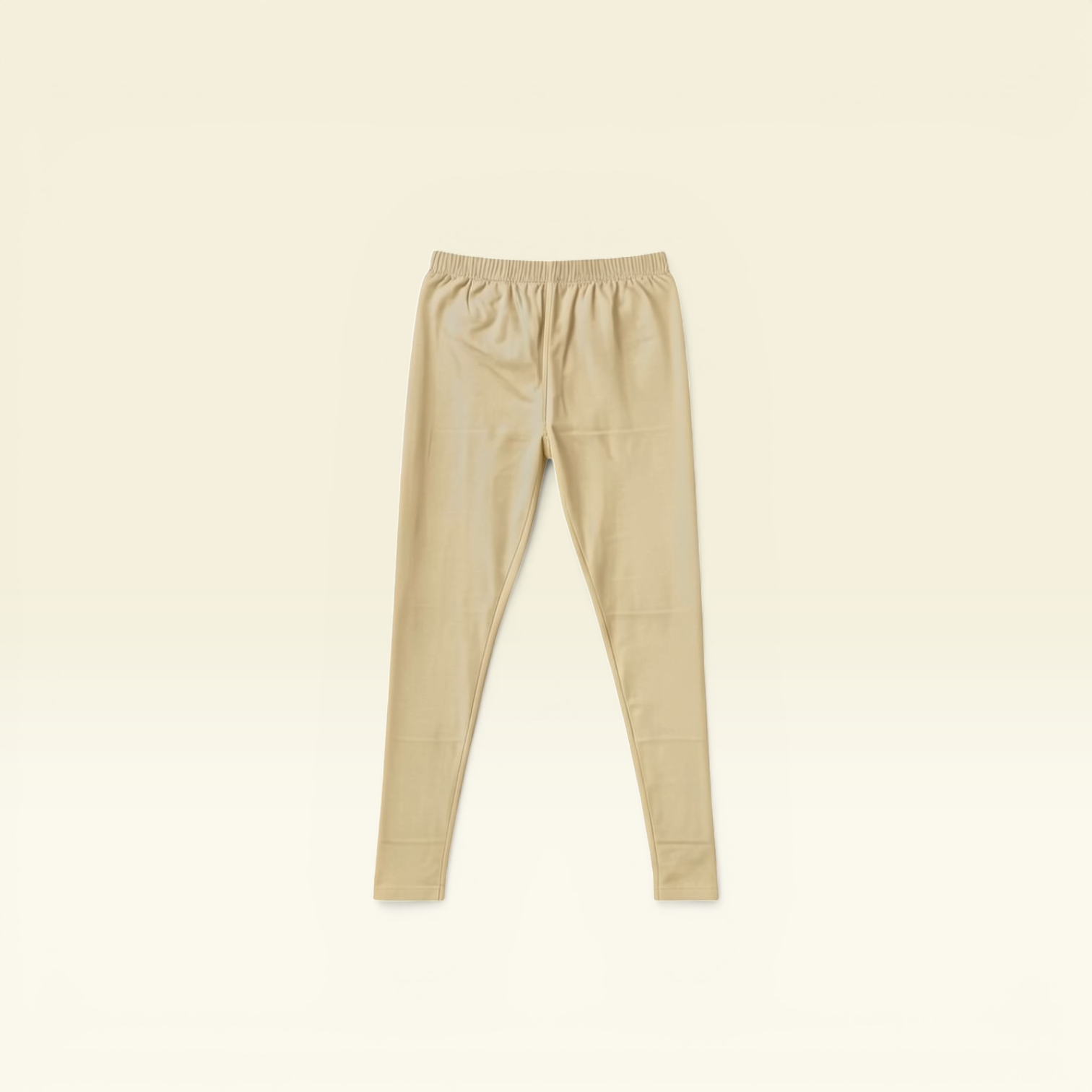 Cotton Leggings - Vanilla Beige