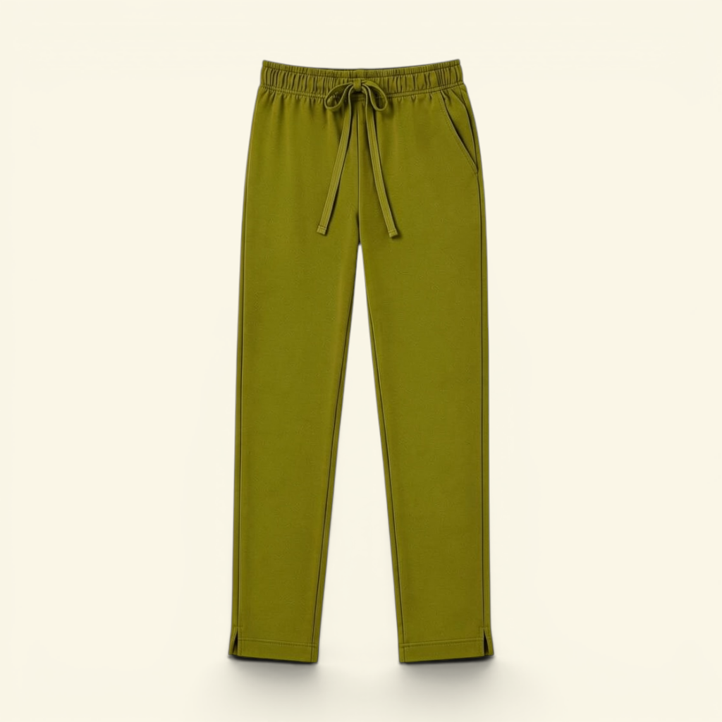 Straight Pants - Olive Moss