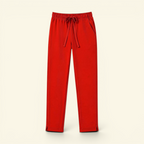 Straight Pants - Cherry Red