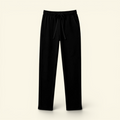 Straight Pants - Midnight Black