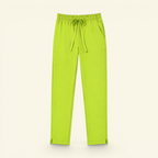 Straight Pants - Electric Lime