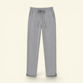 Straight Pants - Silver Grey