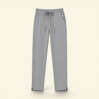 Straight Pants - Silver Grey