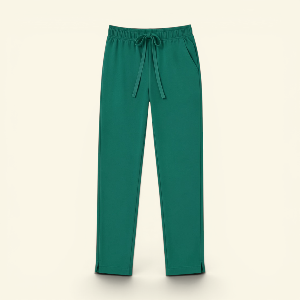 Straight Pants - Peacock Teal