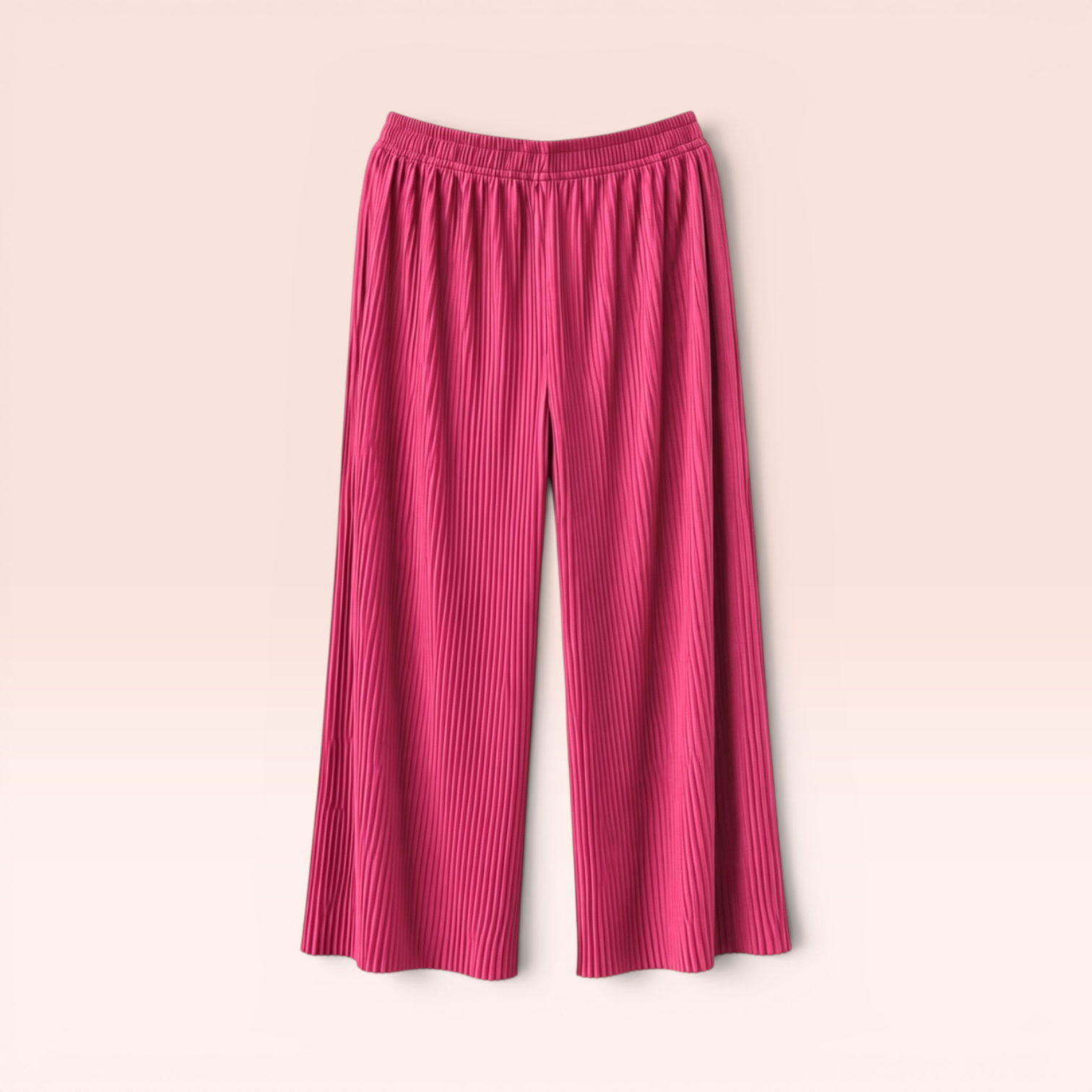 Korean Palazzo - Rosewood Pink